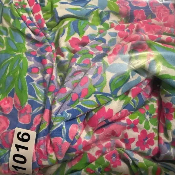 Lilly Pulitzer Juliet Ruffle V-Neck Flowy Summer Dress Size Large Beach Resort - Picture 9 of 9